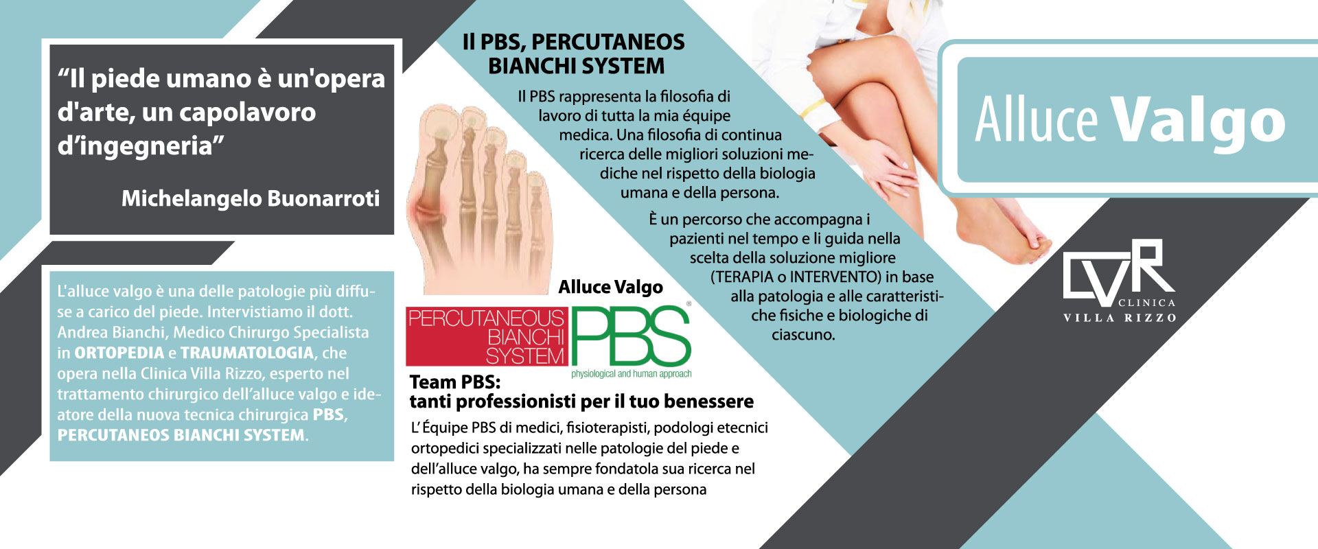 ALLUCE VALGO: PBS PERCUTANEOUS BIANCHI SYSTEM INNOVATIVA TECNICA CHIRURGICA