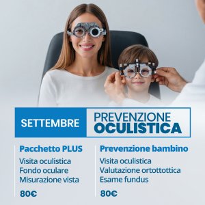 Settembre il mese della Prevenzione Oculistica